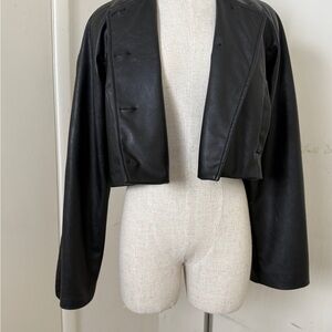 Zara Black Women's Cropped Jacket
